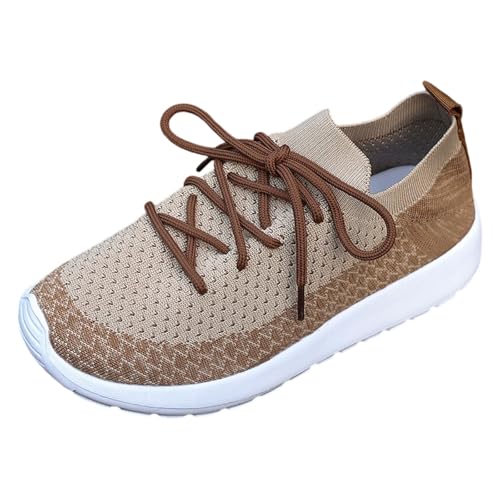 SUPTTING Damen Keilsneaker Bequem Höherer Stand Plateau Sneaker Versteckter Keilabsatz Reißverschluss Wedge Schuh Sportlich Lässig für Stadtbummel | Freizeitpark Besuch von SUPTTING