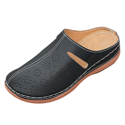 SUPTTING Damen Pantoletten Durchbrochenes Blumenmuster Mules Flache Sohle Naht Komfortables Fußbett Freizeitschuhe Sommerschuhe Strandschuhe Gehschuhe Schuhe Elegant Schuhe Hausschuhe SUPTTING Damen Pantoletten Durchbrochenes Blumenmuster Mules Flache Sohle Naht Komfortables Fußbett Freizeitschuhe Sommerschuhe Strandschuhe Gehschuhe Schuhe Elegant Schuhe Hausschuhe von SUPTTING