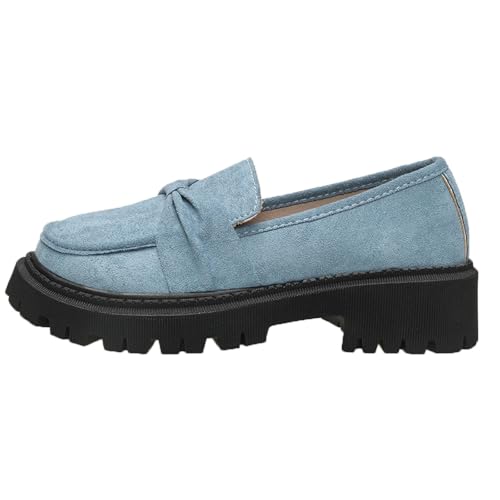 SUPTTING Damen Plateau Loafer Wildleder Schleife Schlupfschuhe Profilsohle Chunky Absatz Mokassins Freizeitschuhe Bequem rutschfest Robust Elegant Vintage Alltagsschuhe Studentenschuhe SUPTTING Damen Plateau Loafer Wildleder Schleife Schlupfschuhe Profilsohle Chunky Absatz Mokassins Freizeitschuhe Bequem rutschfest Robust Elegant Vintage Alltagsschuhe Studentenschuhe von SUPTTING