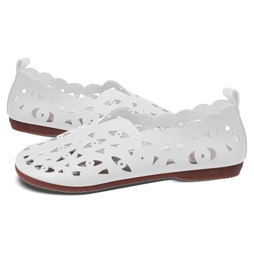 SUPTTING Damen Wasserschuh Barfußschuh Flexible Gummisohle Strandschuh Sportlich Funktional, Schnelltrocknend rutschfest, Aquaschuhe Atmungsaktives Obermaterial Surfschuh von SUPTTING