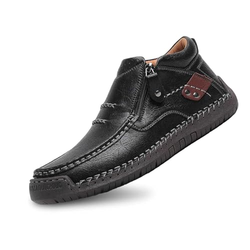 SUPTTING Herren Freizeitschuh Bequem Stilvoll, Vintage Sneaker mit Schnürung und strukturierter Oberfläche, Halbschuh Lässig Urban mit Prägemuster, Slipper für Frühling Stadtbummel SUPTTING Herren Freizeitschuh Bequem Stilvoll, Vintage Sneaker mit Schnürung und strukturierter Oberfläche, Halbschuh Lässig Urban mit Prägemuster, Slipper für Frühling Stadtbummel von SUPTTING
