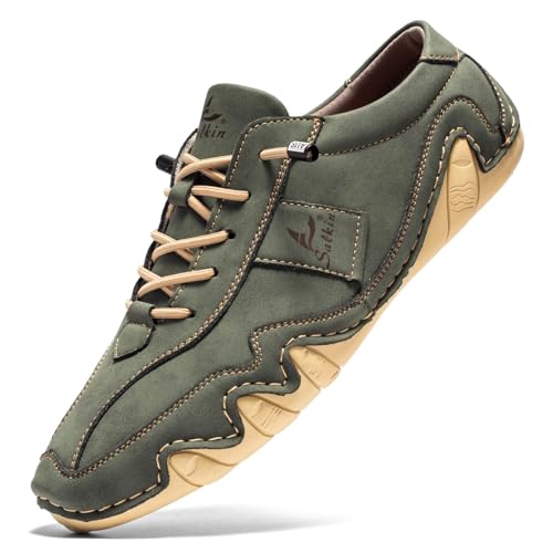 SUPTTING Herren Freizeitschuhe Sadkin Marke Wellenmuster Sohle Schnürsenkel Naht Wildleder Kunstleder Material Fahrschuhe Mokassins Loafers Alltagsschuhe Gehschuhe Schuhe Schuhe SUPTTING Herren Freizeitschuhe Sadkin Marke Wellenmuster Sohle Schnürsenkel Naht Wildleder Kunstleder Material Fahrschuhe Mokassins Loafers Alltagsschuhe Gehschuhe Schuhe Schuhe von SUPTTING