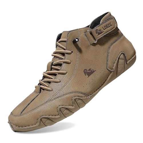 SUPTTING Herren Sneaker LDECK Marke High-Top Schnürsenkel Wildleder Kunstleder Material Wellenmuster Sohle Freizeitschuhe Fahrschuhe Alltagsschuhe Gehschuhe Atmungsaktive Schuhe Schuhe SUPTTING Herren Sneaker LDECK Marke High-Top Schnürsenkel Wildleder Kunstleder Material Wellenmuster Sohle Freizeitschuhe Fahrschuhe Alltagsschuhe Gehschuhe Atmungsaktive Schuhe Schuhe von SUPTTING