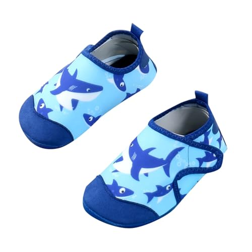 SUPTTING Kinder Badeschuhe Wasserschuhe Schnelltrocknend Rutschfest Schwimmschuhe Aquaschuhe Strandschuhe Leicht Barfußschuhe Surfschuhe für Jungen Mädchen Schwimmbad Meer Urlaub Sommer von SUPTTING