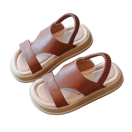 SUPTTING Kindersandalen mit Elastischem Fersenband Sommersandalen Leichtgewicht Strandsandalen Weiche Sohle Freizeitsandalen Rutschfeste Bequeme Passform Kleinkindschuhe für Mädchen Strand von SUPTTING