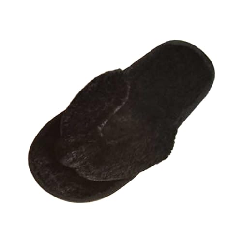 SUPTTING Winter Damen Hausschuh Kuschelig Weich Schuh Offene Zehen Fellimitat Slipper Gemütlich Feminin Überkreuzte Riemen Plüsch-Textur Pantoffel für Zuhause SUPTTING Winter Damen Hausschuh Kuschelig Weich Schuh Offene Zehen Fellimitat Slipper Gemütlich Feminin Überkreuzte Riemen Plüsch-Textur Pantoffel für Zuhause von SUPTTING
