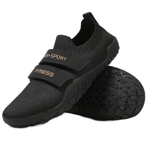 Unisex Sneaker Bequem Flexibel Slipper Verstellbarer Riemen rutschfeste Sohle Barfußschuh Sportlich Funktional Mesh-Gewebe Spitz zulaufend Wasserschuh für Fitnessstudio von SUPTTING