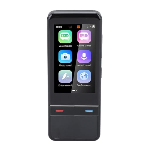 139 Sprachtranslator -Gerät Zwei -Wege Echtzeit Genaue Offline -Übersetzung mit HD -Touchscreen, Foto -Sprachaufzeichnung WiFi USB von SUPYINI