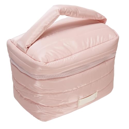 Reise -Make -up -Tasche für Frauen, Wasserdichtem Kosmetischer Organisator mit Mehreren Fächern, Weicher und Flauschiger -up -Hülle, Leichtem und Tragbarem Design, Geeignet von SUPYINI