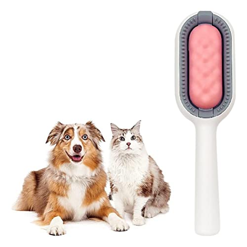 SUPYINI Katzenbürste, Knotenentferner Katzen für Haustiere, Hundebürste Selbstreinigende Slicker-Bürste Pets Brush Haustier Bürsten mit Großer Knopf für Katzen Hunde Massage Reinigung von SUPYINI