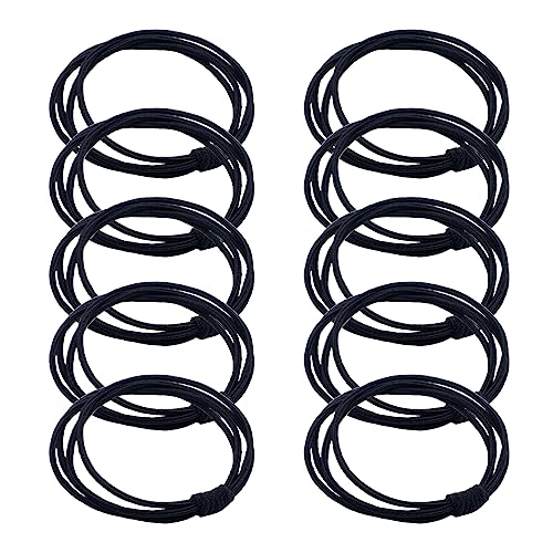 SURALIN 10PCS Elastische Haargummis Mädchen, Haargummi Damen Geflochtener Keine Pull oder Beschädigung Pferdeschwanz Halter von SURALIN