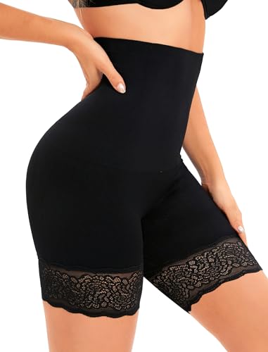 SURE YOU LIKE Shapewear Bauchweg Unterhose Damen Figurenformend Spitze Miederpants Miederhose Hohe Taille Butt Lifter Body Shaper von SURE YOU LIKE