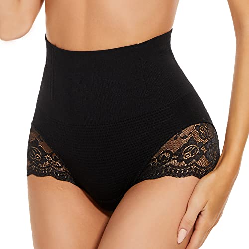 SURE YOU LIKE Shapewear Damen Miederhose Bauchweg Figurformender Body Shaper Shapewear Miederslip Unterwäsche für Damen,Schwarz, Tag XL Size EU(48) von SURE YOU LIKE