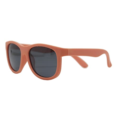 SURF MONKEY POLARISIERTE Sonnenbrille Junge/Mädchen | UV400-Schutz 100% UVA- und UVB-Strahlen sicher | BPA-frei | 3 – 12 Jahre (Lachs) von Surf Monkey