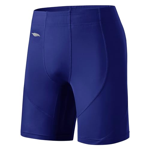 SURFEASY Herren Jammers Badeanzug Schwimmen Schwimmhose Badehose Eco Endurance+ Pro Mid Length Shorts Swim Trunks wettkampfhose Herren (Marine,L) von SURFEASY