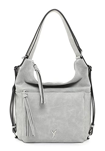 SURI FREY Beutel Patty 13764 Damen Handtaschen Uni lightgrey 810 von SURI FREY