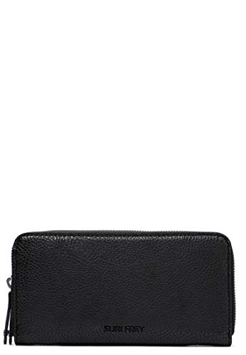 SURI FREY Damen Geldbörse BRITTNEY Schwarz Strukturiertes Leder 0 von SURI FREY