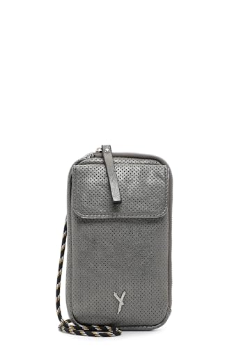 SURI FREY Handyetui Gracey 13949 Damen Handyetuis Uni darksilver 833 von SURI FREY