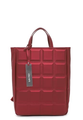 SURI FREY Rucksack SFY Bobby 13560 Damen Rucksäcke Uni wine metallic 634, Einheitsgröße von SURI FREY