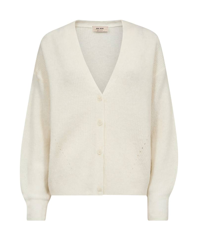 MOS MOSH - MMThora V-Neck Knit Cardigan ecru - Gr. - L von MOS MOSH