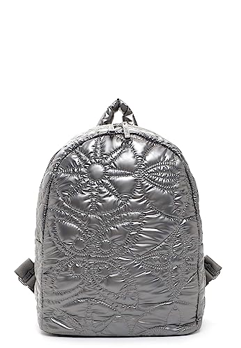 SURI FREY Rucksack Sherry 14083 Damen Rucksäcke wattiert darksilver 833 von SURI FREY