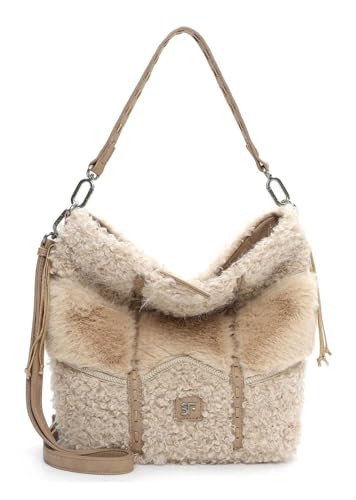 SURI FREY Schultertasche Umhängetasche SFY Resy Beutel Beige creme von SURI FREY