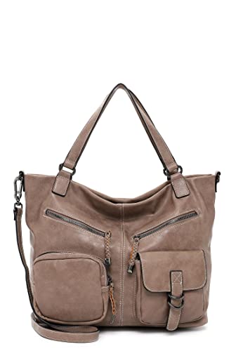 SURI FREY Shopper Lissy 13105 Damen Handtaschen Uni taupe 900 One Size von SURI FREY