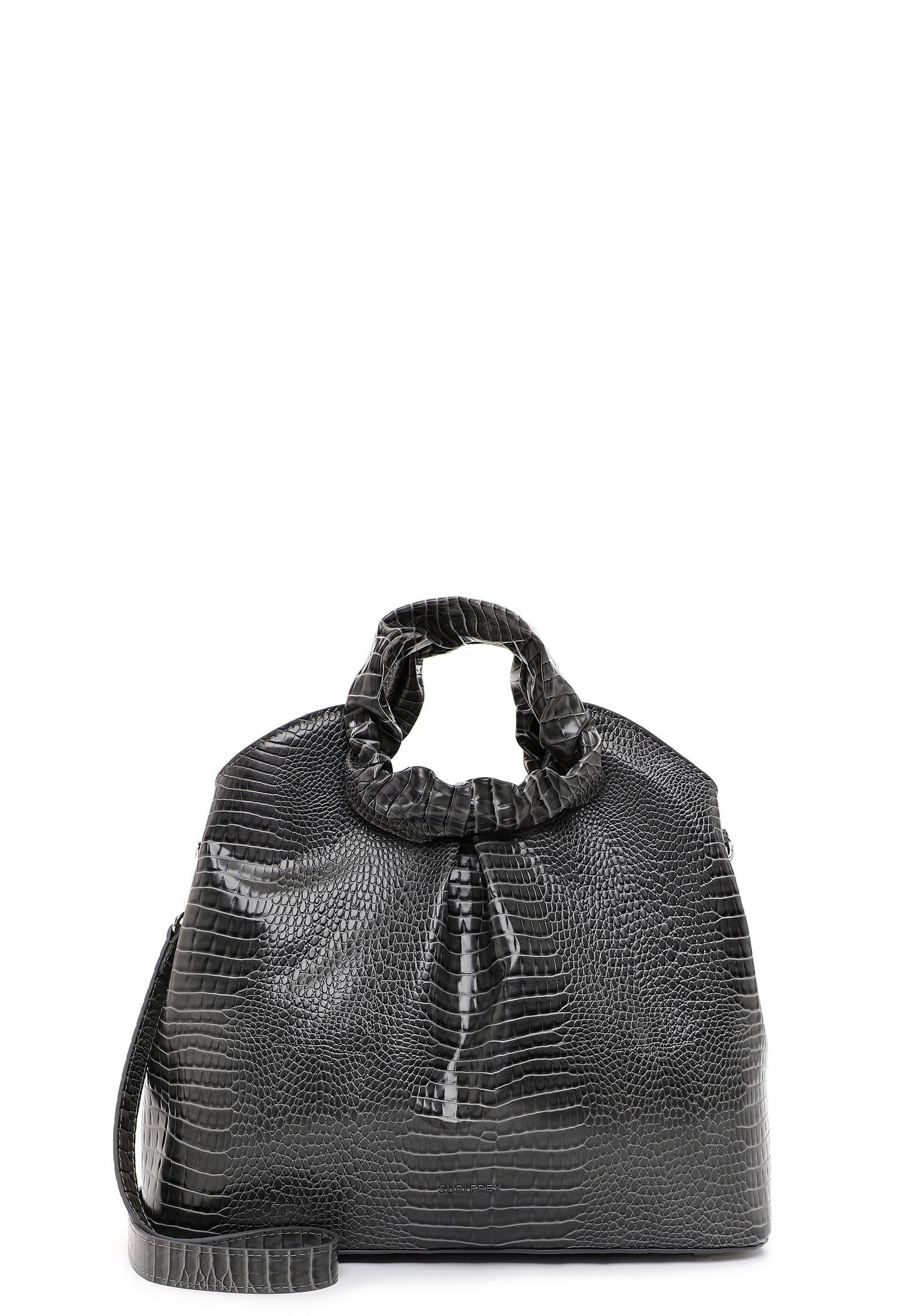 SURI FREY - Shopper SFY TechBag mittel grey-kroko 896 grey-kroko 896 - Gr. - M von SURI FREY