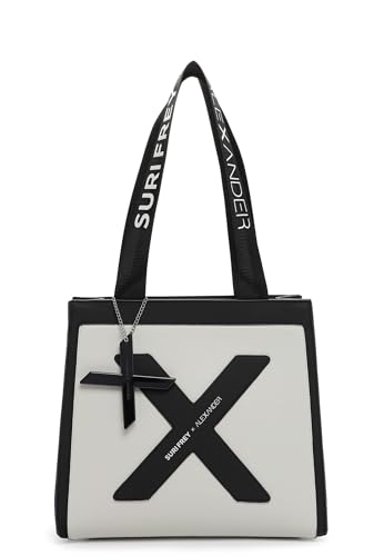 SURI FREY Shopper SFY X ALEXANDER 17010 Damen Handtaschen Zweifarbig black 100 von SURI FREY