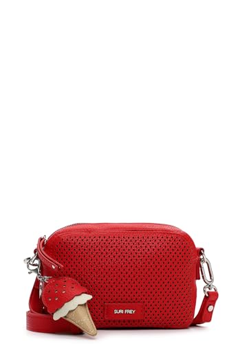 SURI FREY Umhängetasche SFY Cilly 14690 Damen Handtaschen Uni red 600 von SURI FREY