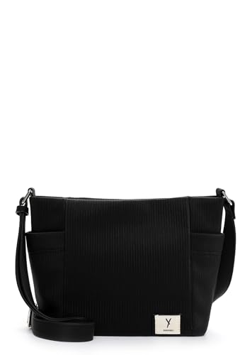 SURI FREY Umhängetasche SFY Ricky 14880 Damen Handtaschen Streifen black 100 von SURI FREY