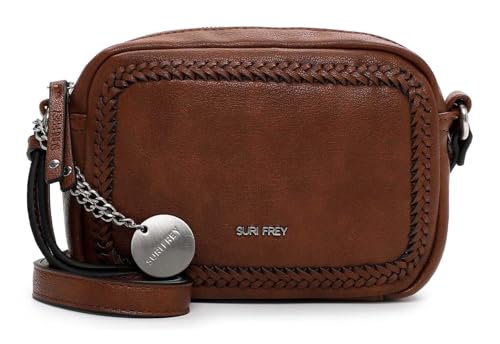 SURI FREY Umhängetasche Schultertasche SFY Piggy Handbag With Zipper Cognac braun von SURI FREY
