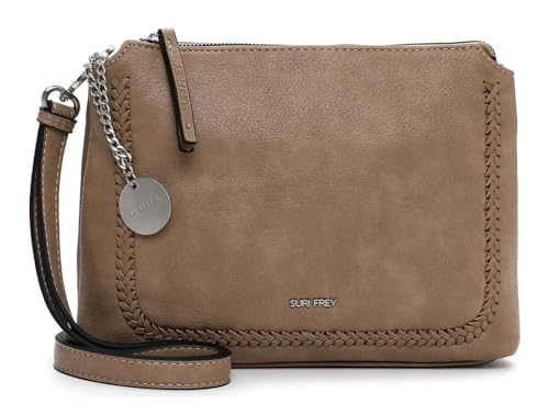 SURI FREY Umhängetasche Schultertasche SFY Piggy Handbag With Zipper Taupe von SURI FREY