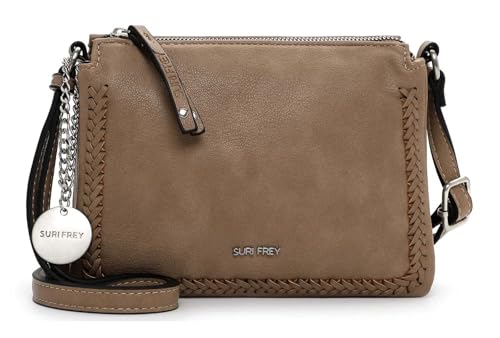 SURI FREY Umhängetasche Schultertasche SFY Piggy Handbag With Zipper Taupe von SURI FREY
