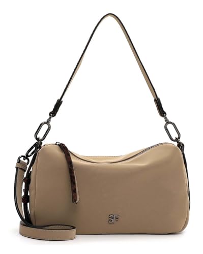 SURI FREY Umhängetasche Schultertasche SFY Sammy SC Handbag with Zipper Taupe von SURI FREY