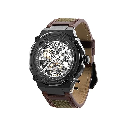 SURVAN WatchDesigner Automatische Mechanische Uhr für Männer Ausgehöhlte Uhr Business Leisure Style von SURVAN WatchDesigner