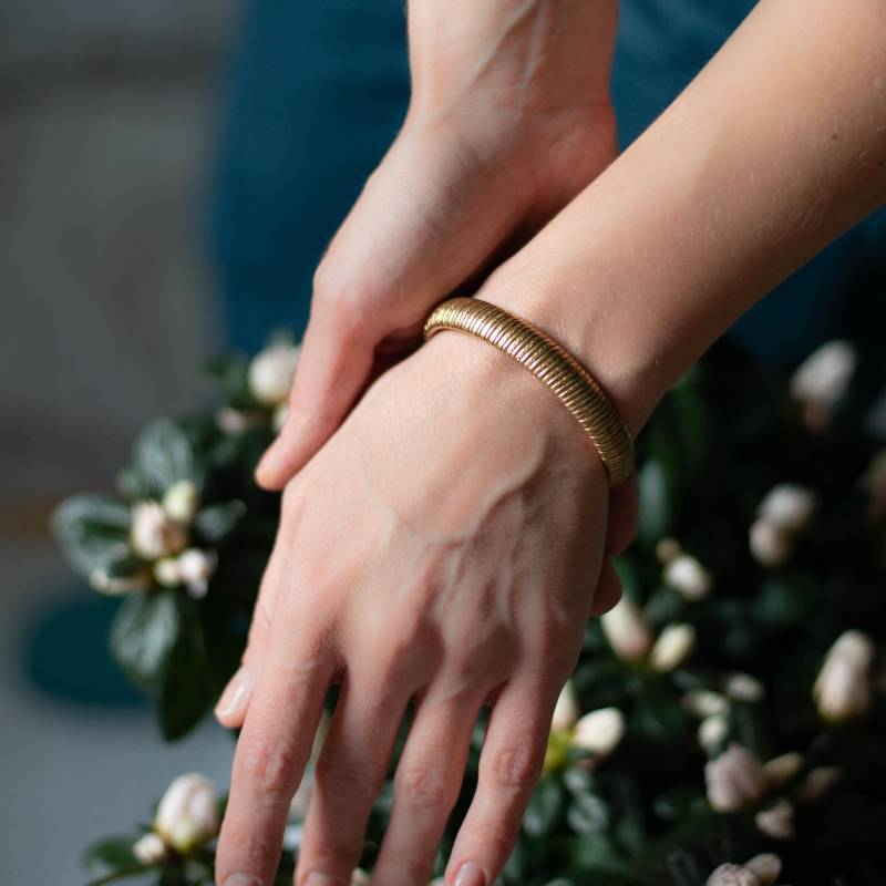 Armband +Tubulogas+ Von Avon Jewelry Omega Kette, Stretch Armreif Armbänder Für Damen von SURstudio