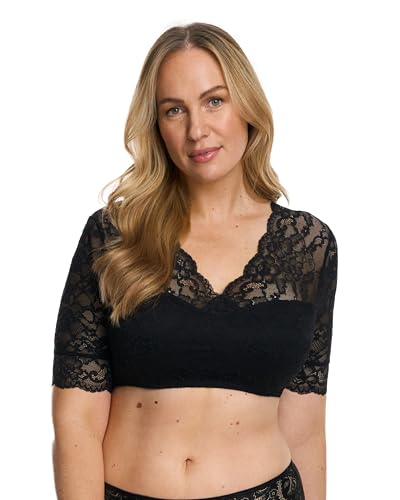 SUSA Damen 5568 Bluse, Halbtransparent, schwarz, 38 SUSA Damen 5568 Bluse, Halbtransparent, schwarz, 38 von Susa