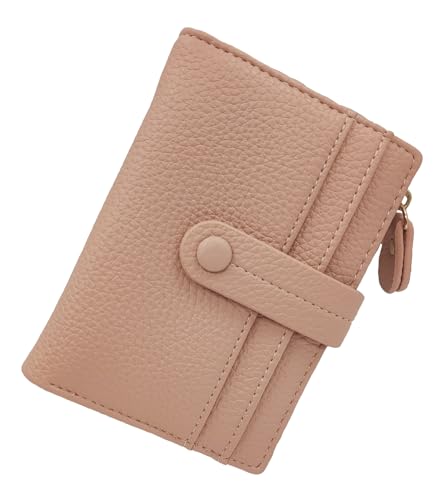 SUVERCH Faltbare kleine Geldbörse aus PU-Leder, RFID-blockierend, schmal, dünn, kompakt, Kreditkarte, Damengeldbörse mit Ausweisfenster, Helles Pink SUVERCH Faltbare kleine Geldbörse aus PU-Leder, RFID-blockierend, schmal, dünn, kompakt, Kreditkarte, Damengeldbörse mit Ausweisfenster, Helles Pink von SUVERCH