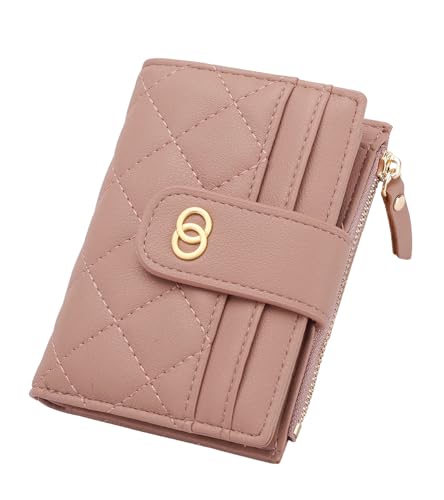 SUVERCH Kleine Geldbörse aus PU-Leder, Kreditkartenhalter, Reißverschluss, kleine Geldbörse, Mini-Münzgeldbörse mit Ausweisfenster, Pink SUVERCH Kleine Geldbörse aus PU-Leder, Kreditkartenhalter, Reißverschluss, kleine Geldbörse, Mini-Münzgeldbörse mit Ausweisfenster, Pink von SUVERCH