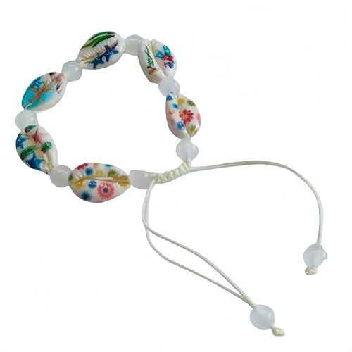 SUXUMHAO Gewebtes Muschel-Armband, Fußkettchen für Damen, Boho-Fußkettchen, Strandfußschmuck für Party (Stil C) von SUXUMHAO