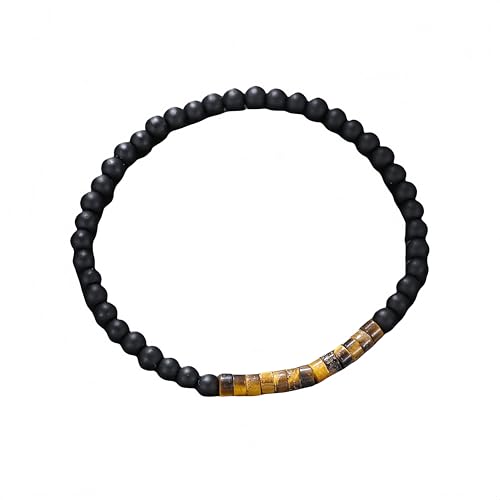 SUXUMHAO Handgefertigtes Holzperlen Boho Vintage Stretch Armband Heilung Schutz Balance Armband für Frauen Männer Stil L von SUXUMHAO