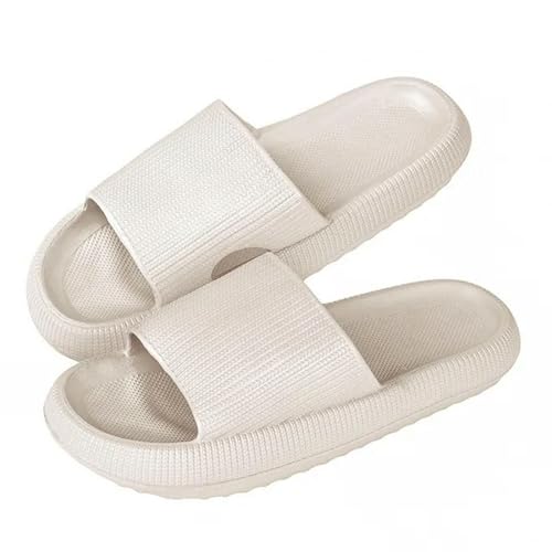 SUYHKO Hausschuhe Damen Paar Strand Flip-flop Frauen Lässige Badezimmer-slipper Männer Atmungsaktiven Schuhen-stil 2-weiß-36-37 von SUYHKO