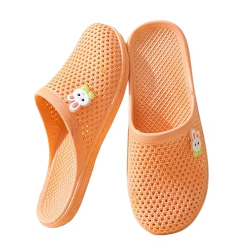 SUYHKO Hausschuhe Damen Slipper-objektträger Frauen Schuhe Weicher Sohle Nicht Rutscher Lochrutschen Flat Pantler Flip Flops-g -green-38 von SUYHKO