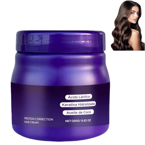 Glättungscreme für Damen, Anti-Frizz-Keratin-Haarcreme für natürlich seidiges, langanhaltendes Haar – Schluss mit Frizz! Glättungscreme für Damen, Anti-Frizz-Keratin-Haarcreme für natürlich seidiges, langanhaltendes Haar – Schluss mit Frizz! von SUYOIKHGMN