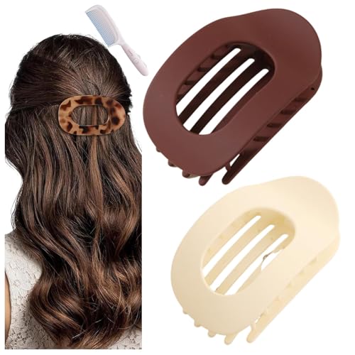 Entenschnabel Haarspange, Einfache Elegante Benglatt Haarspange, Matte Große Rutschfest Flat Duckbill Hair Clips, Ebogenes Design, Flach Sicherer Halt Innenzähne Haar Krallen Entenschnabel Haarspange, Einfache Elegante Benglatt Haarspange, Matte Große Rutschfest Flat Duckbill Hair Clips, Ebogenes Design, Flach Sicherer Halt Innenzähne Haar Krallen von SUYOPPM