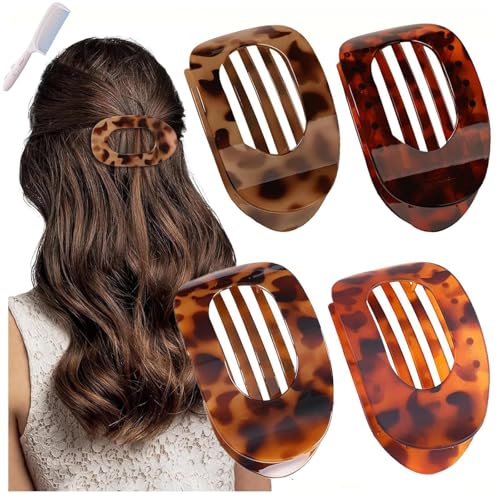Entenschnabel Haarspange, Einfache Elegante Benglatt Haarspange, Matte Große Rutschfest Flat Duckbill Hair Clips, Ebogenes Design, Flach Sicherer Halt Innenzähne Haar Krallen Entenschnabel Haarspange, Einfache Elegante Benglatt Haarspange, Matte Große Rutschfest Flat Duckbill Hair Clips, Ebogenes Design, Flach Sicherer Halt Innenzähne Haar Krallen von SUYOPPM