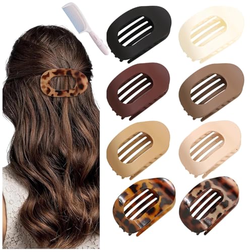 Entenschnabel Haarspange, Einfache Elegante Benglatt Haarspange, Matte Große Rutschfest Flat Duckbill Hair Clips, Ebogenes Design, Flach Sicherer Halt Innenzähne Haar Krallen Entenschnabel Haarspange, Einfache Elegante Benglatt Haarspange, Matte Große Rutschfest Flat Duckbill Hair Clips, Ebogenes Design, Flach Sicherer Halt Innenzähne Haar Krallen von SUYOPPM
