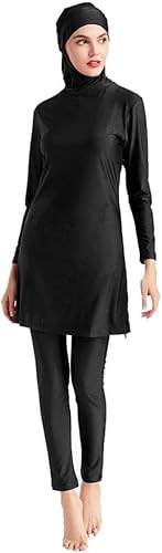 SUYUKU Muslimischer Badeanzug für Damen 3-teilige Muslimische Bademode Hijab Anzug Frauen islamischer Badeanzug Langarm Schwimmen Burkini Kostüm UV-Schutz Bademode Anzug S - 6XL SUYUKU Muslimischer Badeanzug für Damen 3-teilige Muslimische Bademode Hijab Anzug Frauen islamischer Badeanzug Langarm Schwimmen Burkini Kostüm UV-Schutz Bademode Anzug S - 6XL von SUYUKU