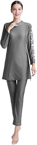 SUYUKU Muslimischer Badeanzug für Damen 3-teilige Muslimische Bademode Hijab Anzug Frauen islamischer Badeanzug Langarm Schwimmen Burkini Kostüm UV-Schutz Bademode Anzug S - 6XL SUYUKU Muslimischer Badeanzug für Damen 3-teilige Muslimische Bademode Hijab Anzug Frauen islamischer Badeanzug Langarm Schwimmen Burkini Kostüm UV-Schutz Bademode Anzug S - 6XL von SUYUKU